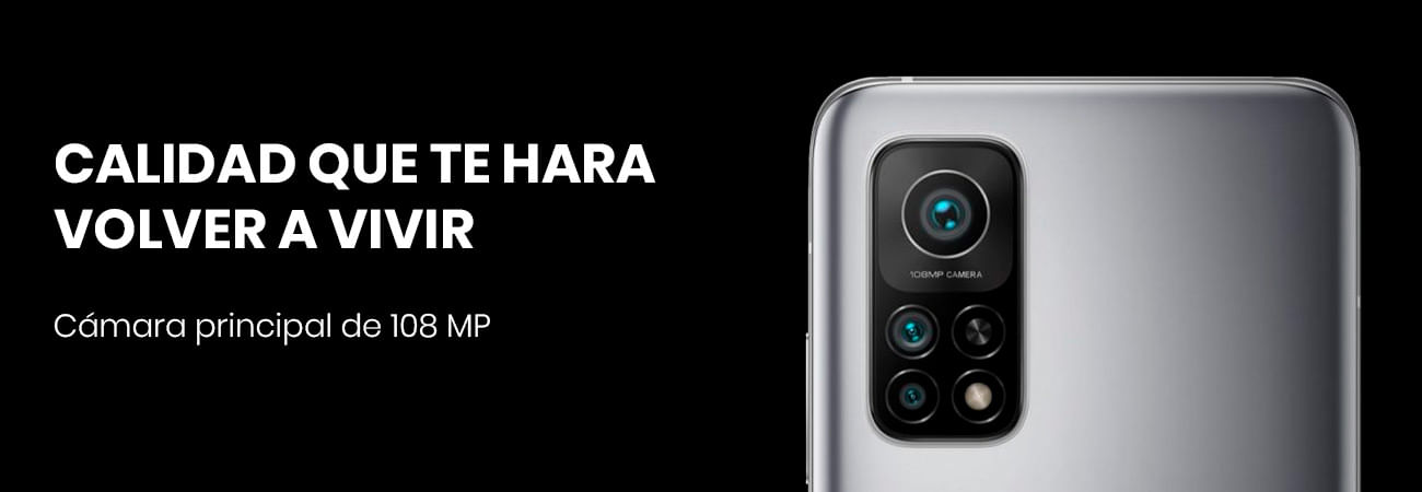 El Mi 10T Pro contiene una cámara principal es de 108 MP para darte una excelente calidad
