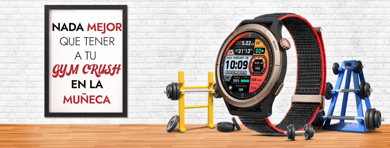 El Amazfit Cheetah Pro te acompañara en todos tus entrenamientos sin importar el clima y ni donde estes ya que cuenta con un GPS satelital por si un dia te pierdes