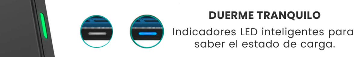 El Cargador Inalámbrico Qi te indica el estado de la cargaChoetech