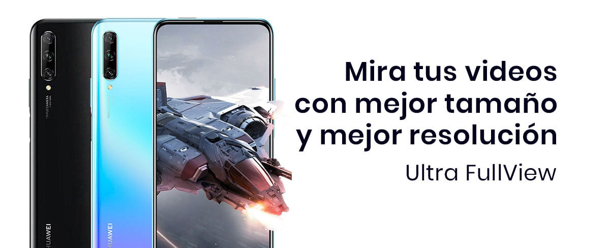 El Huawei Y9s cuenta con una pantalla Ultra FullView de 6.59”, tendrás colores brillantes y claros