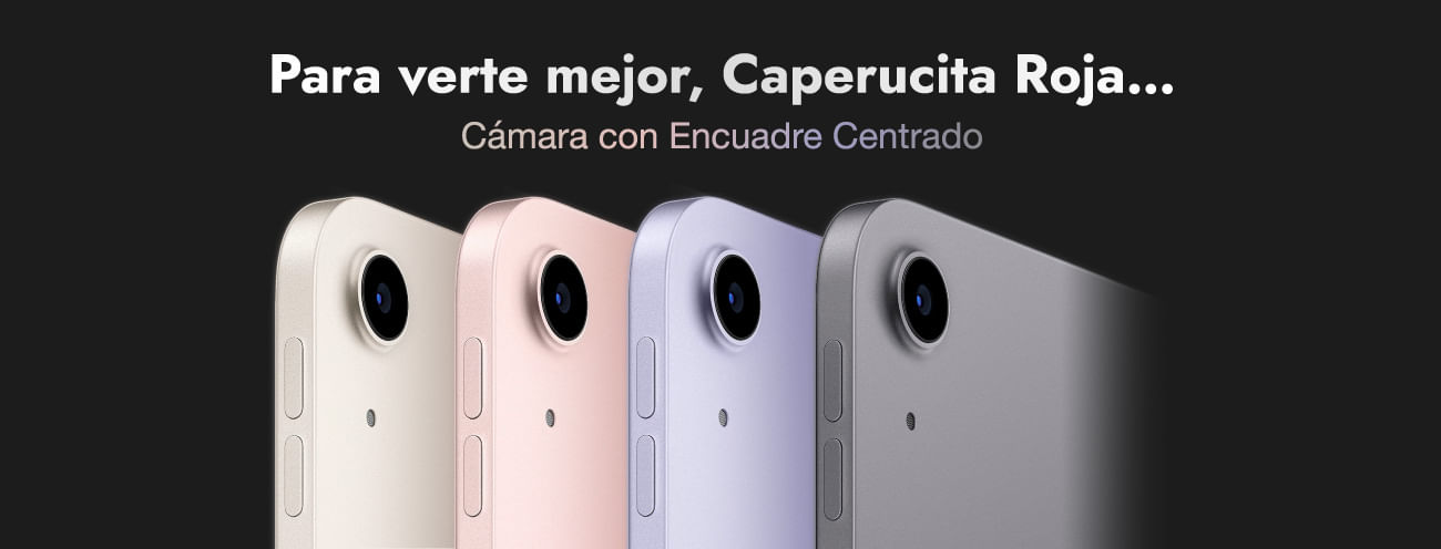 La iPad Air 5 Gen cuenta con cámara de 12MP