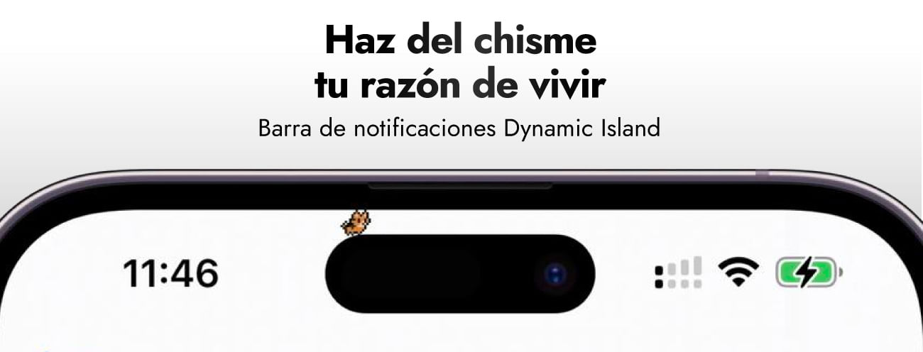 Iphone 14 Pro con tecnología Dynamic Island
