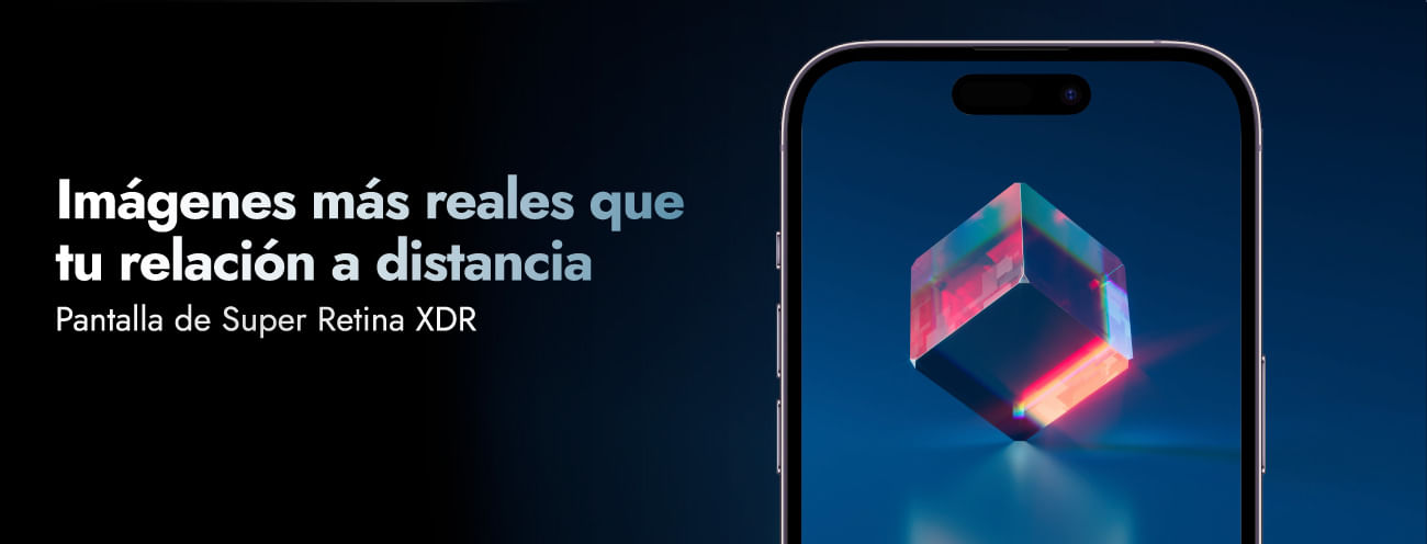 Iphone 14 con pantalla de Super Retina XDR y Dolby Vision