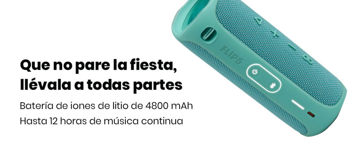 JBL Flip 5 SINCRONIZA MÁS DE DOS FLIP 5 con PartyBoost