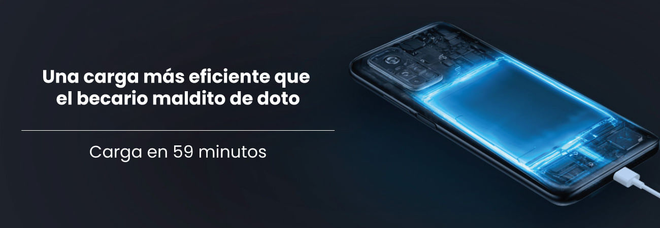 xiaomi mi 10t batería 5000 mAh, carga rápida en 59 minutos