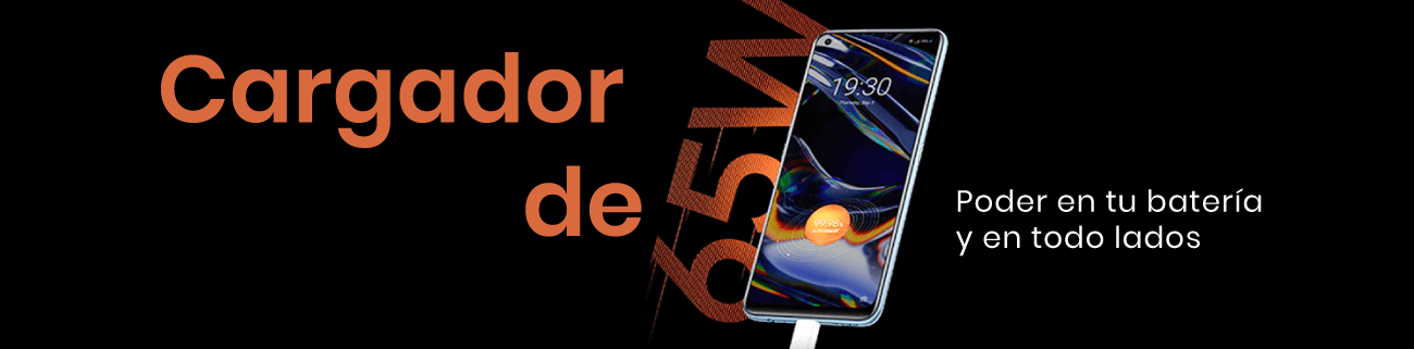 El Realme 7 Pro viene con una excelente batería de 4,500 mAh y por si dudabas, viene con un cargador de 65 W, esto nos promete tener una carga completa de batería del 0% al 100% en tan solo 35 minutos