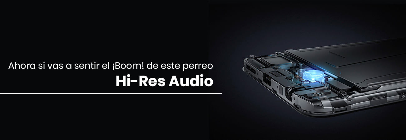 El Redmi Note 10 viene con un par de altavoces estéreo, así que podrás disfrutar de tus series, películas, videojuegos o rolitas favoritas de una manera más envolvente
