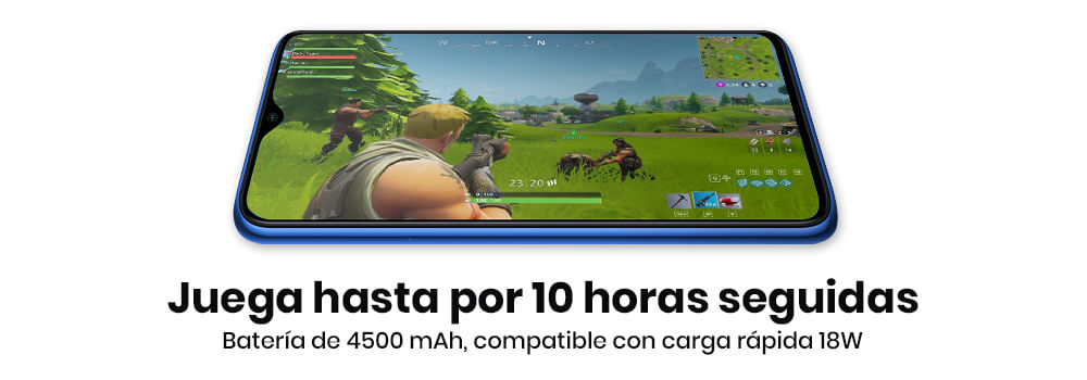 Xiaomi Redmi note 8 pro está equipado con una batería de 4500 mAh, lo que se traduce a 10 horas de juegos